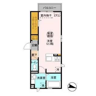 イルミナール【2階】の間取り