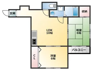 サンピアハイツIII【4階】の間取り