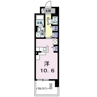 プレッサ泉中央【4階】の間取り
