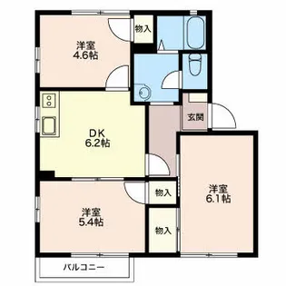 フレグランス西本郷 A【1階】の間取り