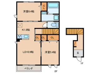 エーツーハウスの間取り