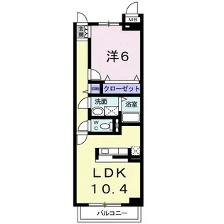 オープン・ベルズ【3階】の間取り
