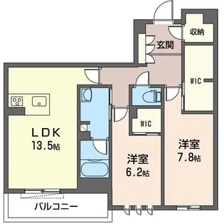 ヌーベルヴィー湘南台I【3階】の間取り