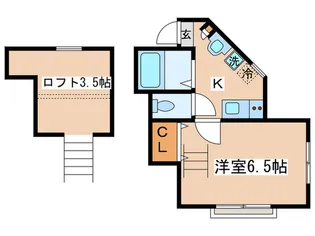 DSコートIZUMI【2階】の間取り