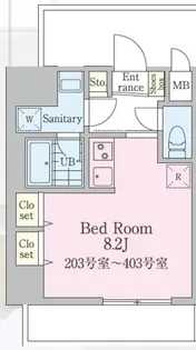 エクセルピア萩中2番館【3階】の間取り