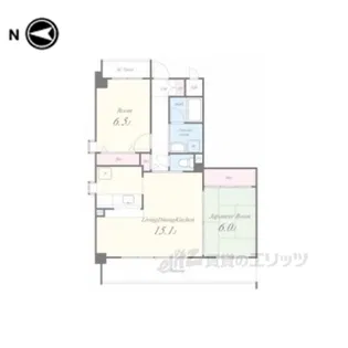 ヴィーブルコート【3階】の間取り