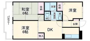サンシティヒコタC1【2階】の間取り