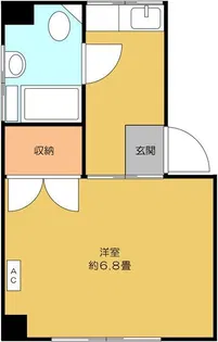 門前仲町プラレールビル【3階】の間取り