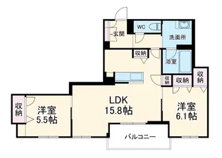 With Plus 青葉台【2階】の間取り