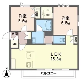 トレフル【2階】の間取り