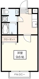 クローバーハイツ【2階】の間取り