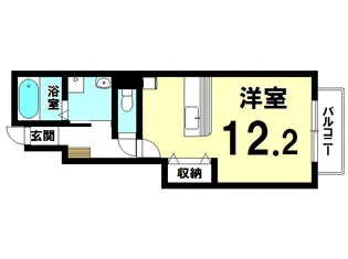 プラシードK【1階】の間取り