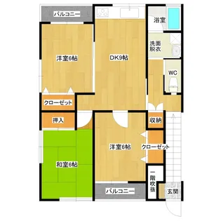 ハーモニー【2階】の間取り