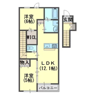 アメイジング コート【2階】の間取り
