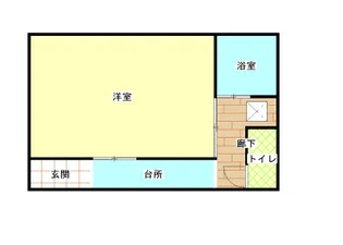 黒岩ハイツ【1階】の間取り