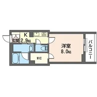 シャーメゾンゆりのき【2階】の間取り