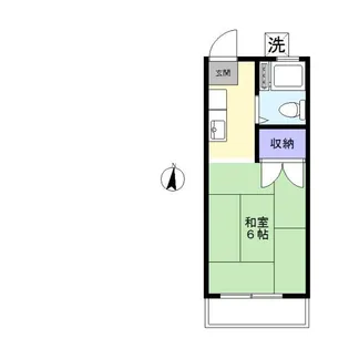 第一千束トキワコーポ【2階】の間取り