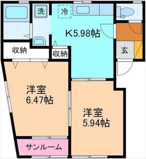 テンダリー【1階】の間取り