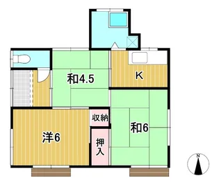 茨城県日立市末広町3【一戸建】の間取り