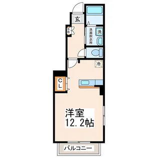 バンブーフォレスター【1階】の間取り