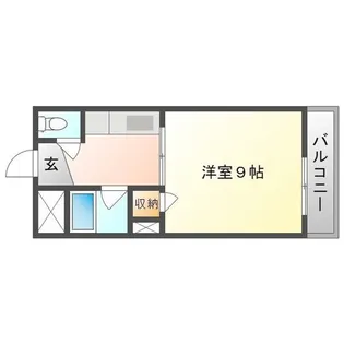プレアール新屋敷【2階】の間取り