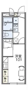 レオパレスViewPointII【2階】の間取り