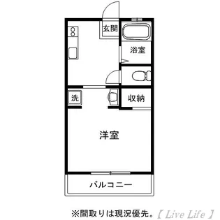 鈴木グリーンハイツ【3階】の間取り