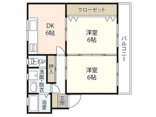 パレファミーユ【3階】の間取り