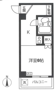 グラン・パレ北千住【2階】の間取り