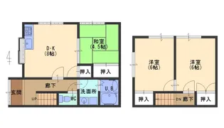 愛媛県松山市吉藤2【一戸建】の間取り