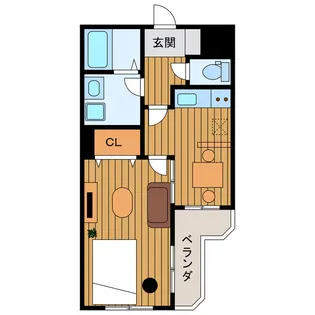 鴨江レジデンス【1階】の間取り
