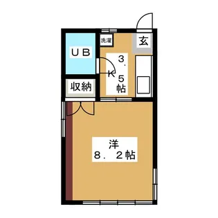 コーポ豊【1階】の間取り