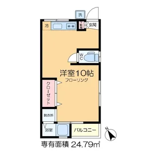 たちばな荘【2階】の間取り