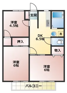 ウイングコート【2階】の間取り