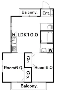 スプランドォールII【3階】の間取り