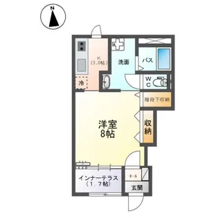 グランドコートIII【1階】の間取り
