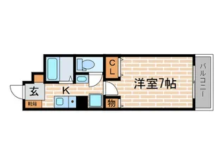 呉竹ハイム【1階】の間取り