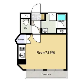 寿ハイツ2号棟【4階】の間取り