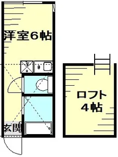 ユナイト横中アルジアリの杜【1階】の間取り