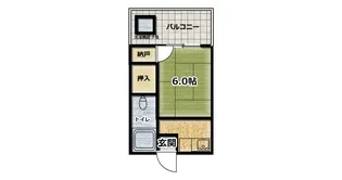 松本マンション【3階】の間取り