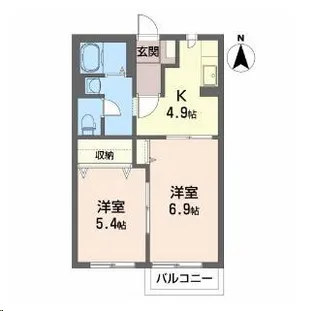 ななコート【1階】の間取り