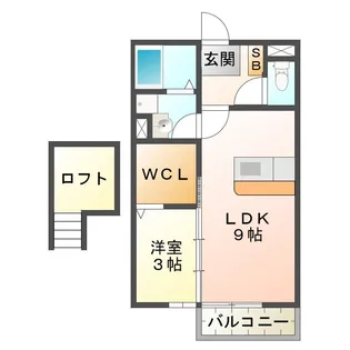 シャルマン高茶屋【2階】の間取り