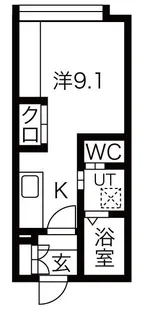 ロワ ブリック【3階】の間取り