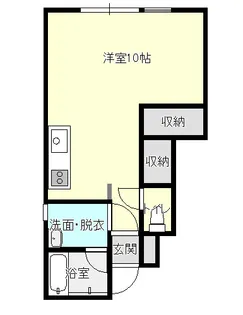 HKハイツ【1階】の間取り