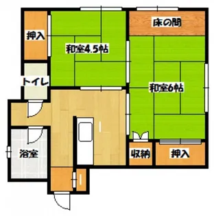 中西ビル【3階】の間取り