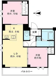 Reef新蒲田【2階】の間取り