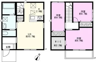 埼玉県さいたま市大宮区櫛引町1【一戸建】の間取り