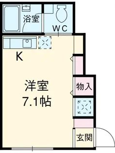 カオス西綾瀬II【1階】の間取り