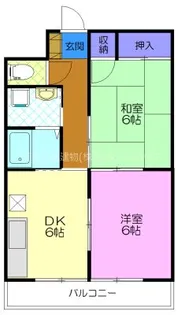 クラシティ御幸【7階】の間取り