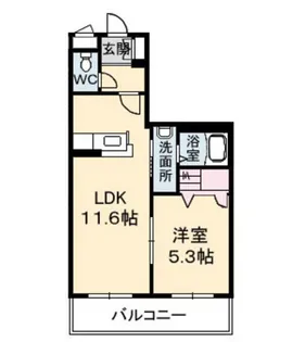 リヴュール【2階】の間取り